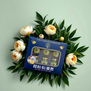 Combo 6 hũ yến tươi chưng đường phèn gold