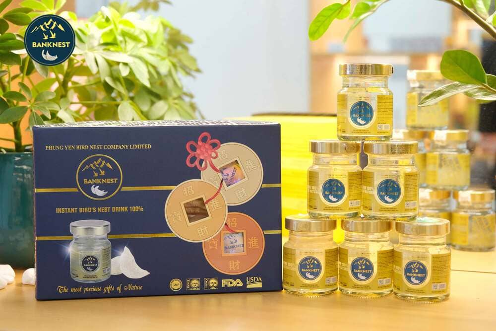 Combo 6 Hũ Yến Sào Tươi Chưng Đường Phèn (100%) tại BankNest